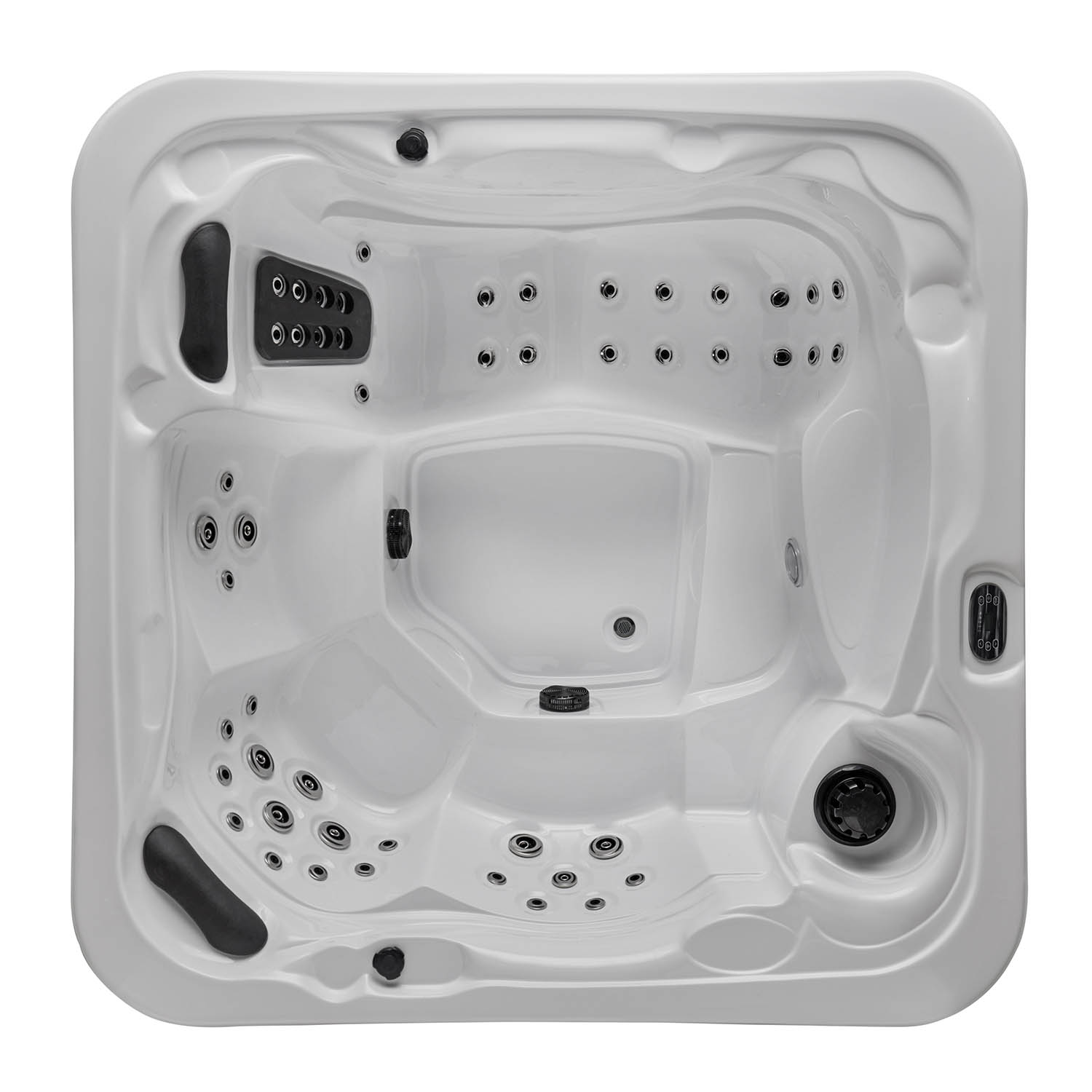 LuBoss Outdoor Whirlpool Modell LuBoss-596S Premium 220x220x90 cm LxBxH 