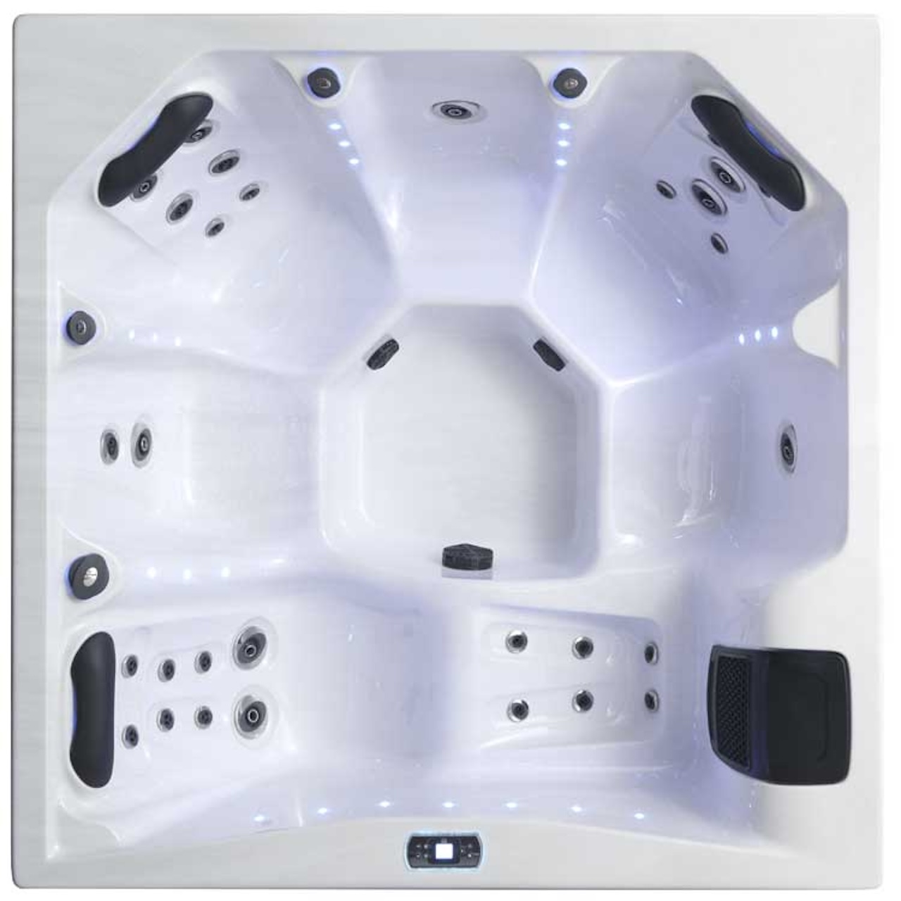 AWT Aussenwhirlpool IN-401 Eco Sterling Silver 200x200 grau