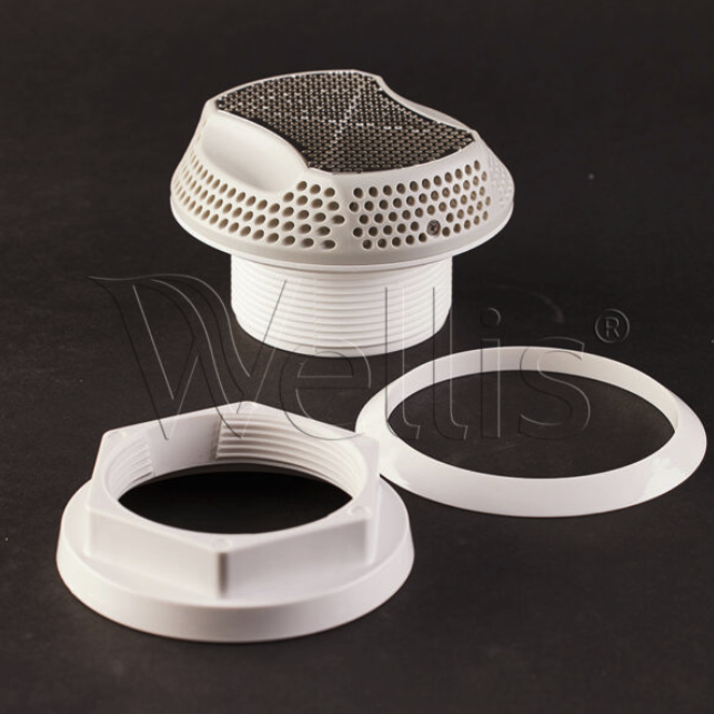 Wellis Saugkopfgehäuse Set mit 2" Dichtung