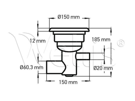 Wellis Swimspa Düse rund