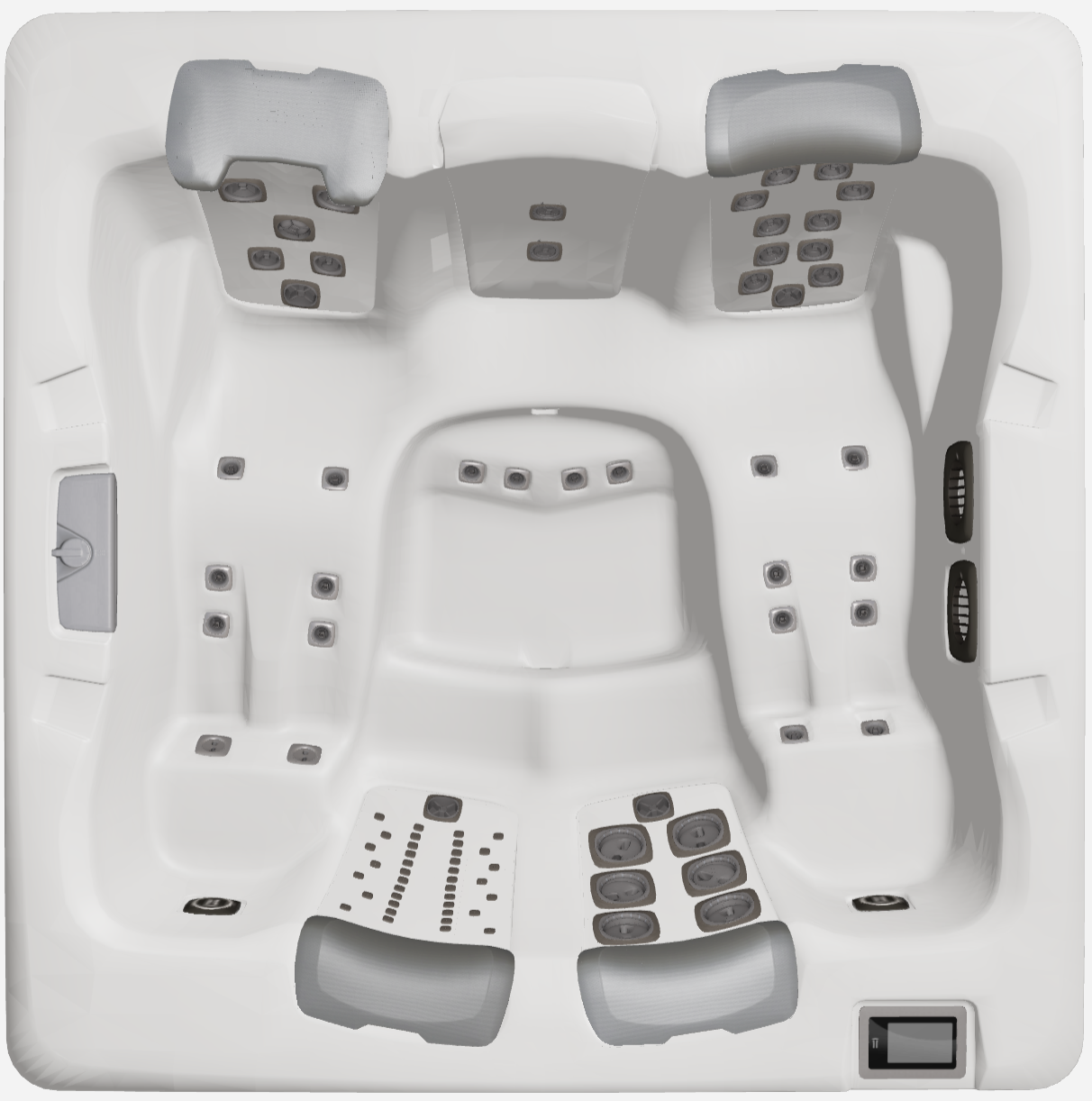 Bullfrogspas Outdoor Whirlpool A7D Choice 224x224x92cm