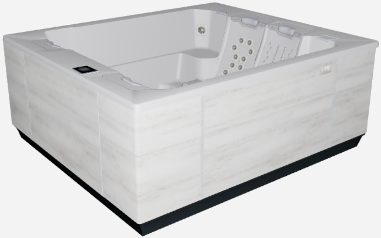Bullfrogspas M6 Outdoor Whirlpool 231x203x86cm