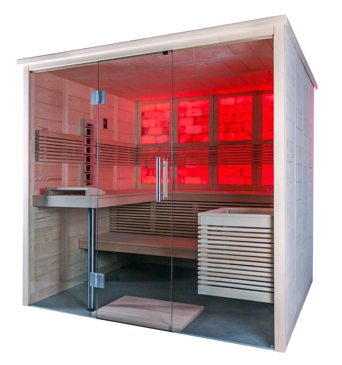 Saunakabine Harvia Himalaya Small Infrarot 206x158x204cm BxTxH