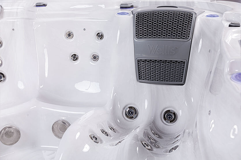 Wellis Lugano Life 6 Personen Premium-Whirlpool 230 × 230 × 94 cm