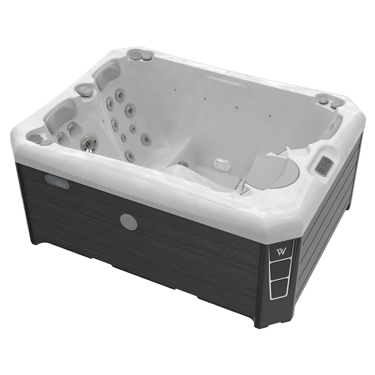 Wellis Manhattan Life 3 Personen Premium-Whirlpool 201 × 153 × 85 cm