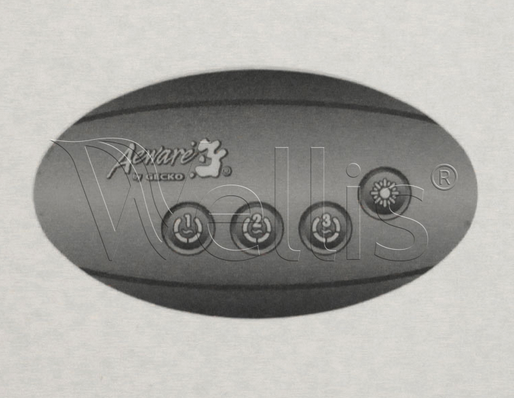 Wellis Aufkleber für Steuerpanel IN.K120