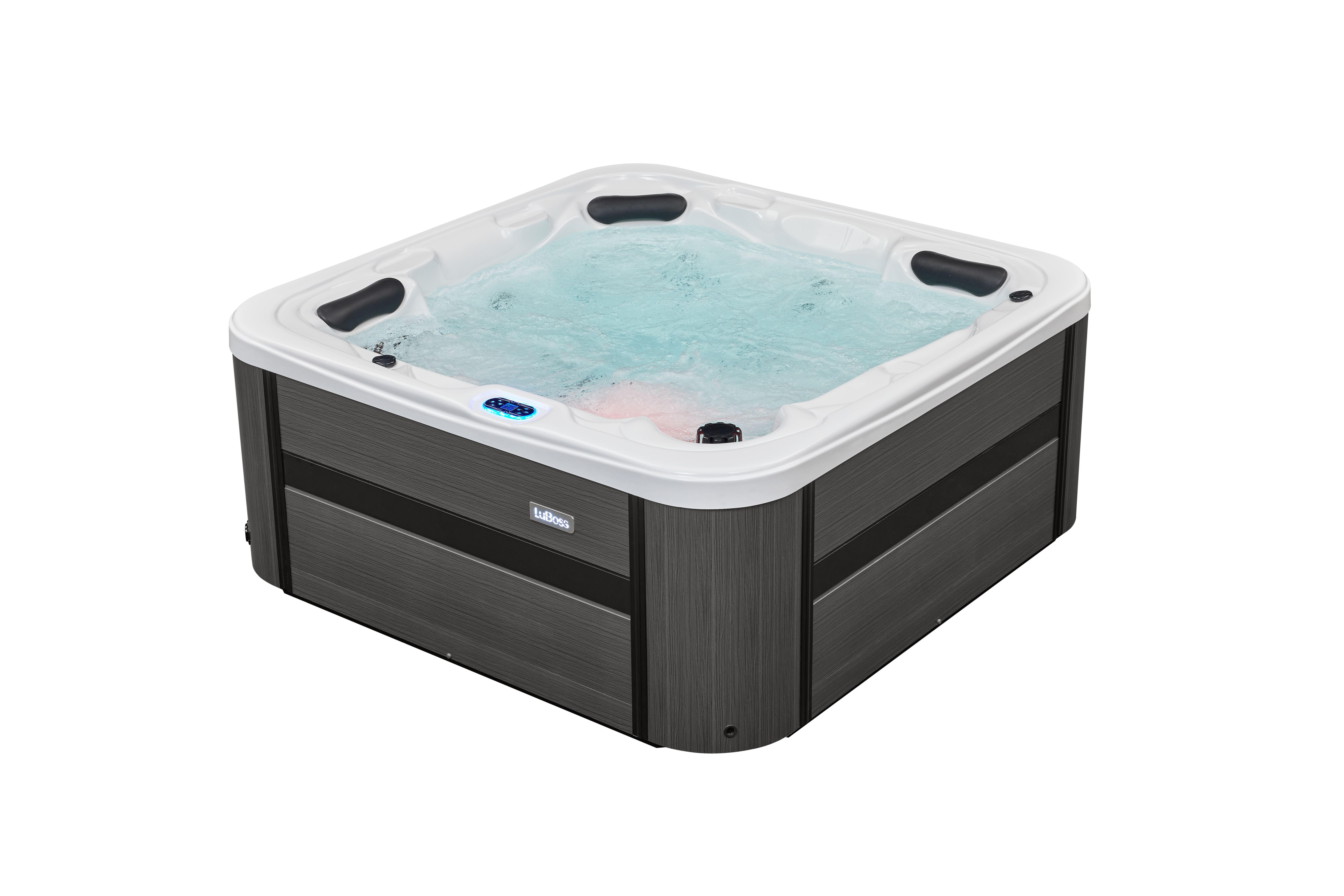 LuBoss Outdoor Whirlpool Modell LuBoss-594S Premium 215x215x90 cm LxBxH