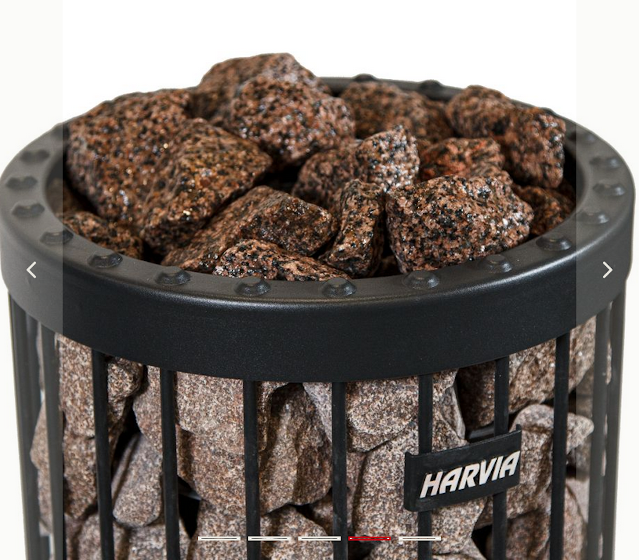 HARVIA Dekosteine roter Granit 5-10cm 10 kg