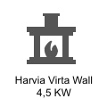 Harvia Virta Wall 4,5 kW