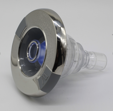 Wellis Düse 2" - 1 Loch transparent