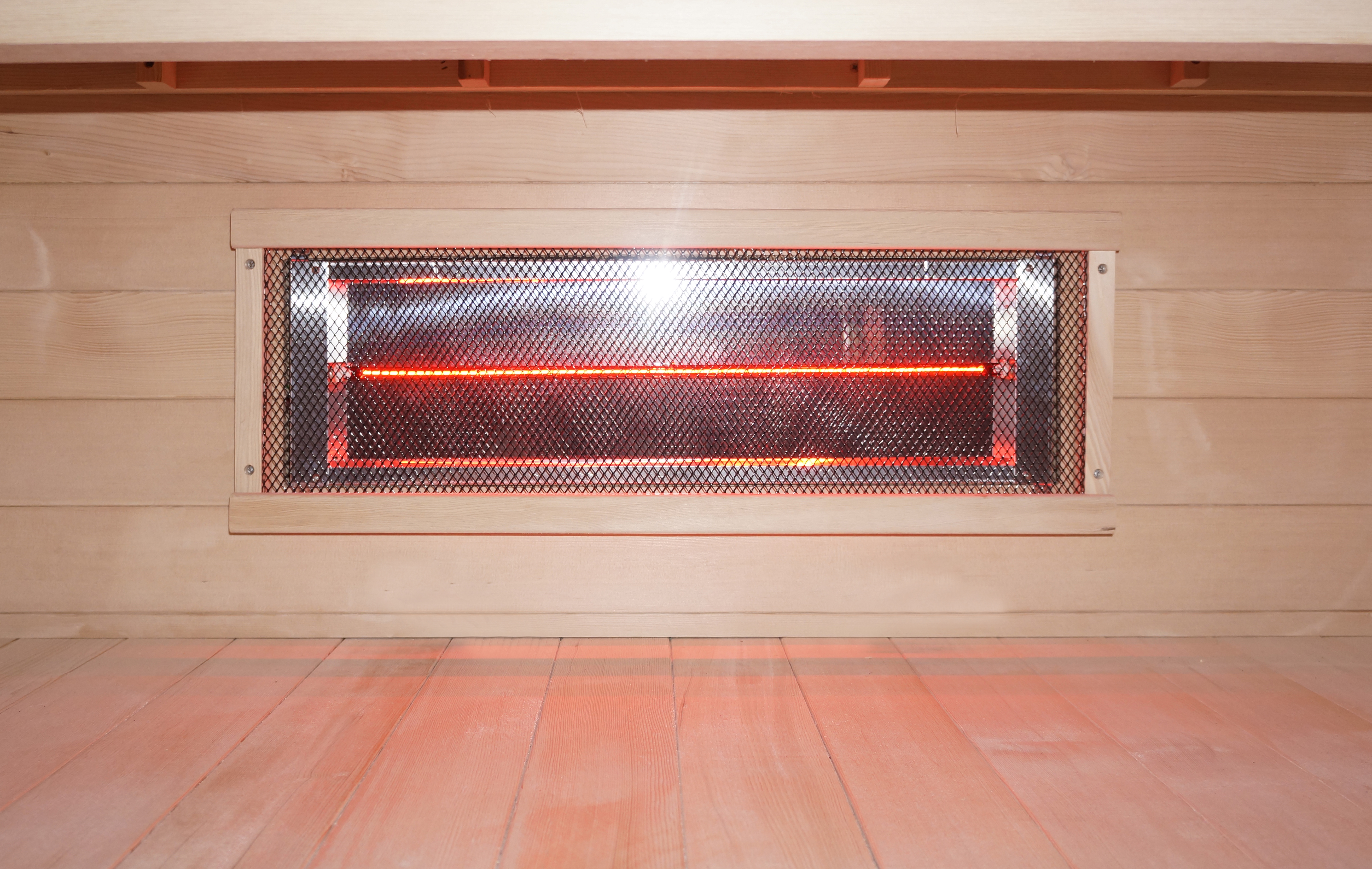 Wellis Redlight™-Infrarotkabine Solaris aus kanadischer Hemlocktanne