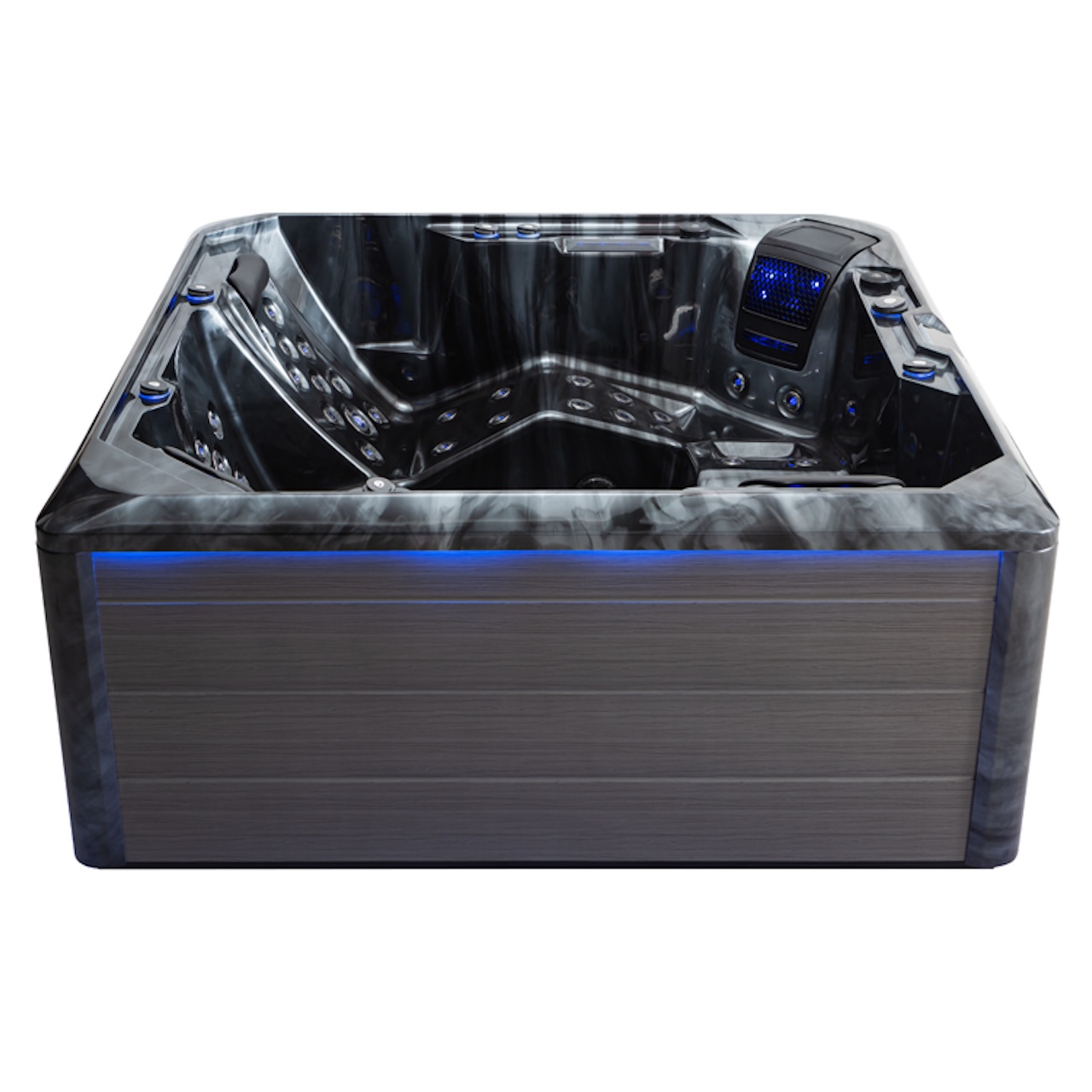 AWT Aussenwhirlpool IN-701 Premium Cloudy Black 212x212 grau