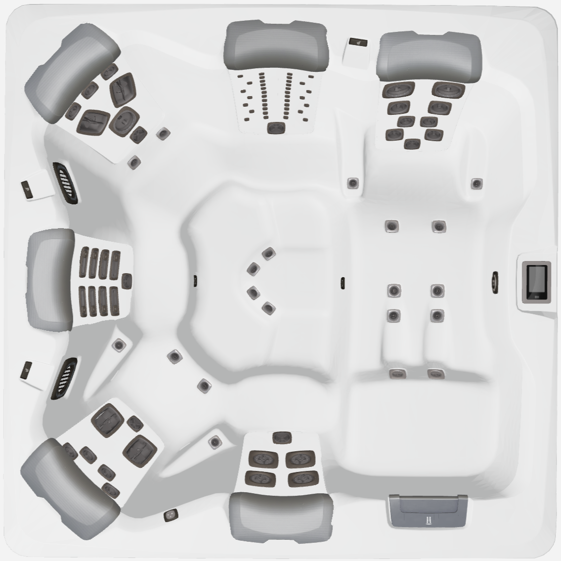 Bullfrogspas Outdoor Whirlpool A8L Select 239x239x97cm