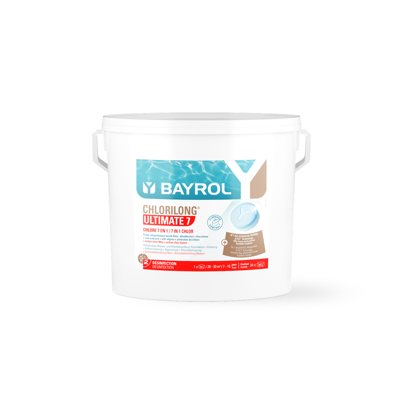 Bayrol Chlorilong® ULTIMATE 7 -mit Clorodor Control®- 34 Kapseln