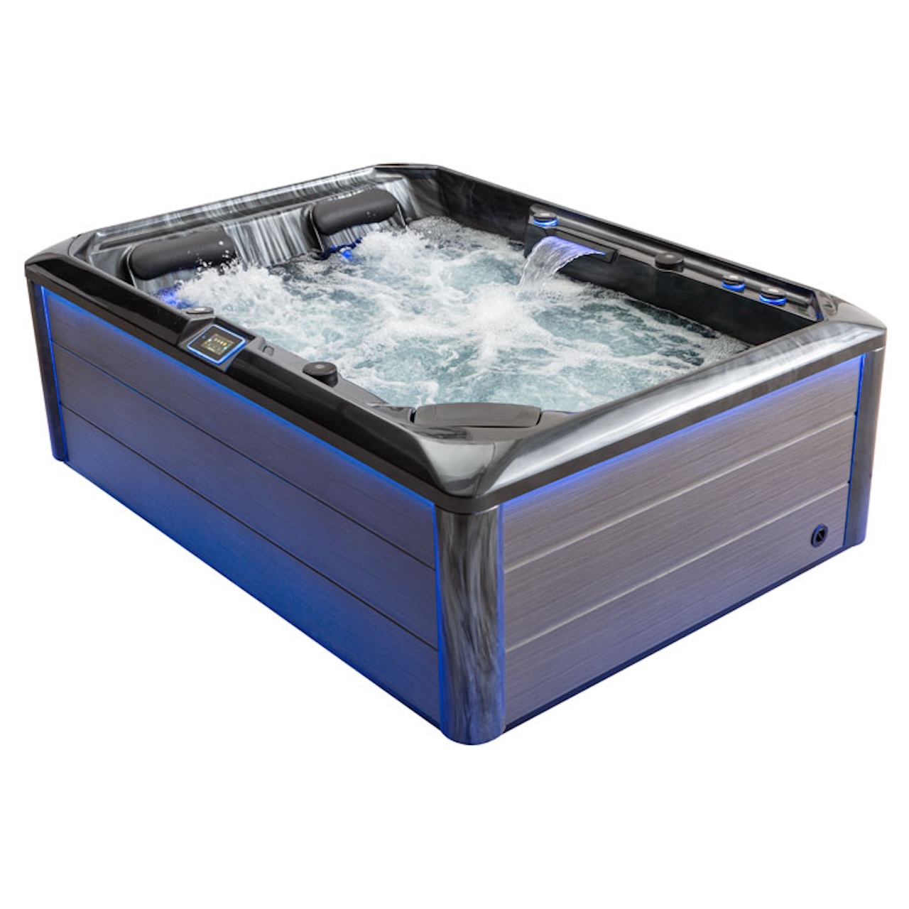 AWT Aussenwhirlpool IN-704 Premium Cloudy Black 220x160 grau