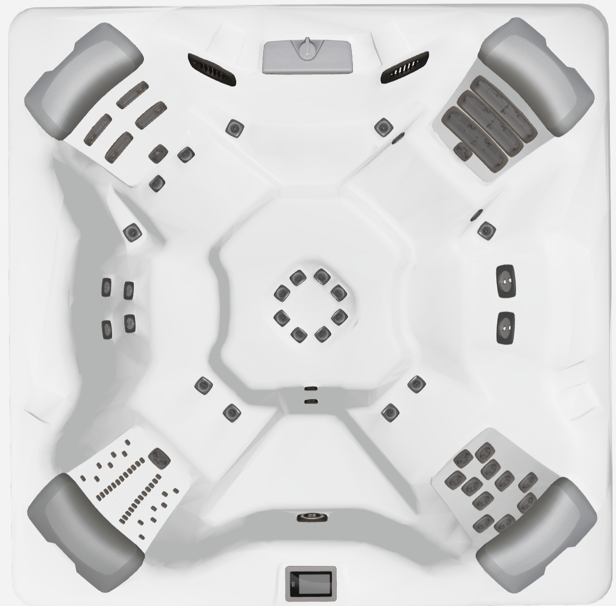 Bullfrogspas Outdoor Whirlpool A7 Choice 224x224x92cm