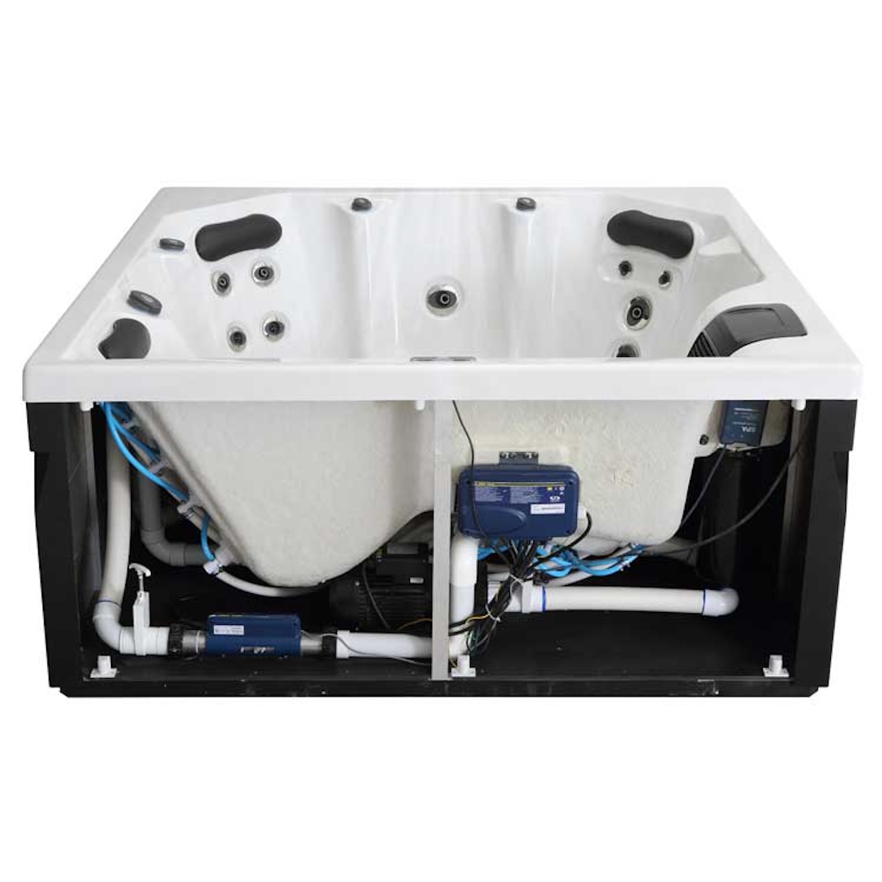 AWT Aussenwhirlpool IN-402 Basic Sterling Silver 200x200 grau 