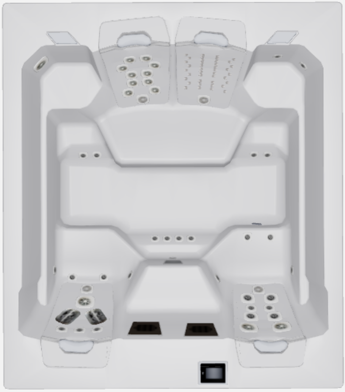 Bullfrogspas M6 Outdoor Whirlpool 231x203x86cm
