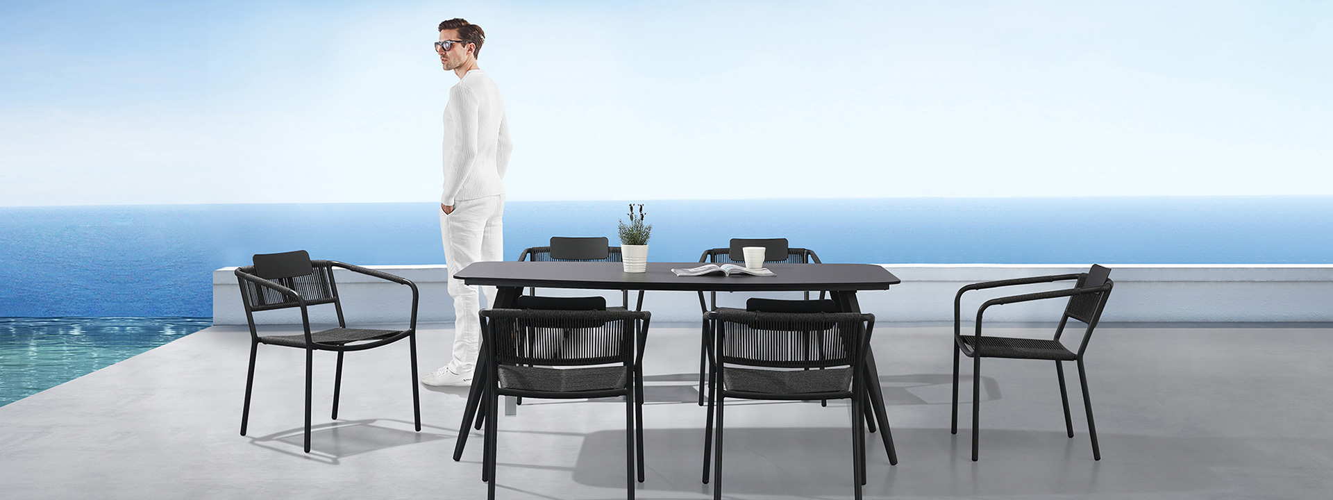 Wellis Messina Gartentisch für 6 Personen