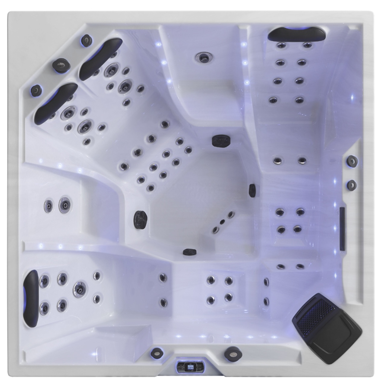 AWT Aussenwhirlpool IN-404 Eco Extreme 225x225 grau 