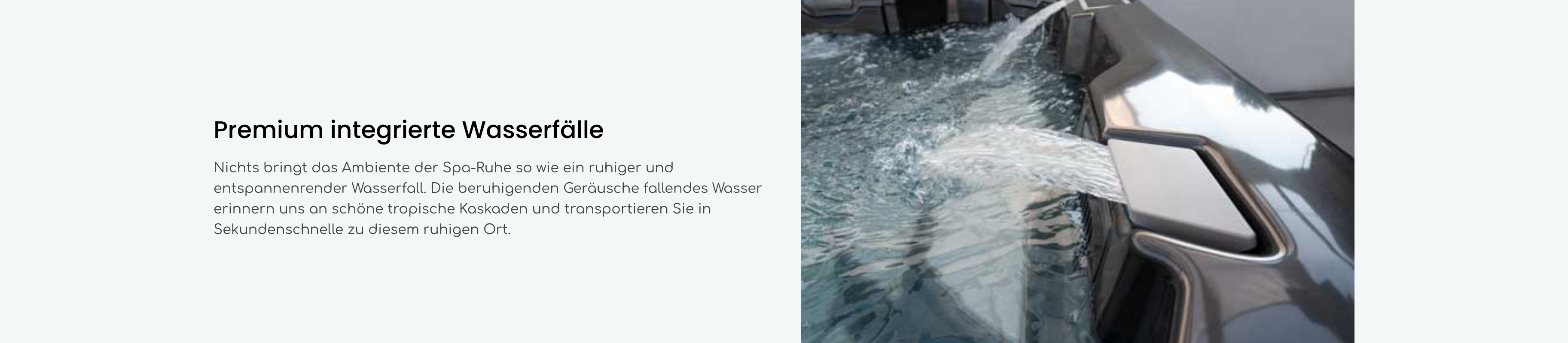 M Series Spa-Modelle_Wasserfall