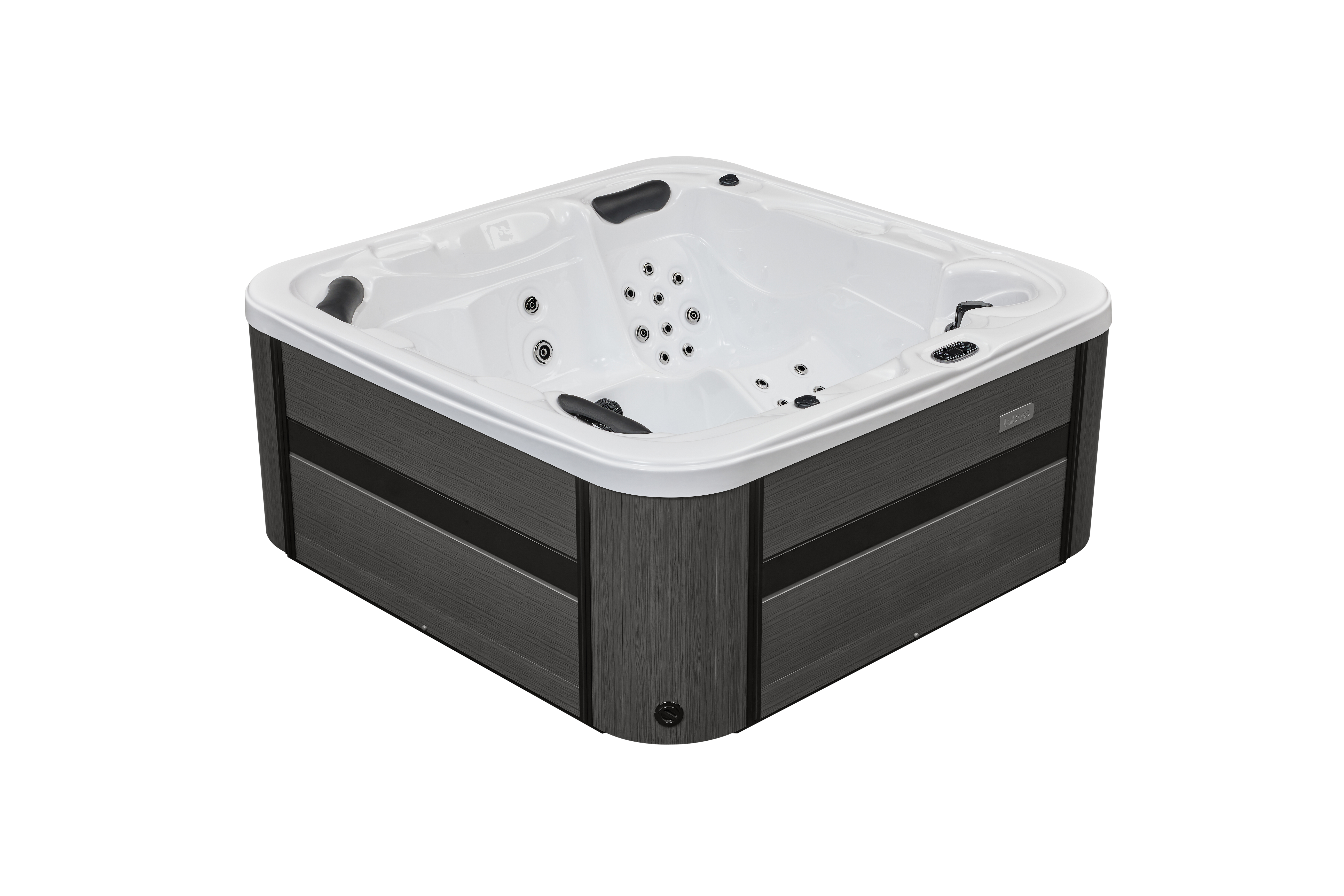 LuBoss Outdoor Whirlpool Modell LuBoss-594S Premium 215x215x90 cm LxBxH