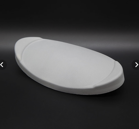 Wellis Kopfkissen 305x160x62 ovale hellgrau EVA (CHA)