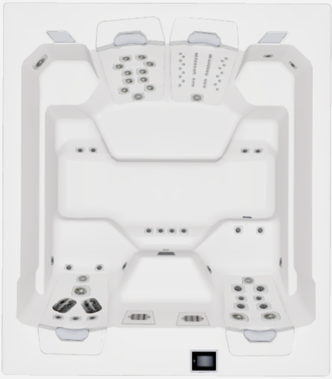 Bullfrogspas M6 Outdoor Whirlpool 231x203x86cm