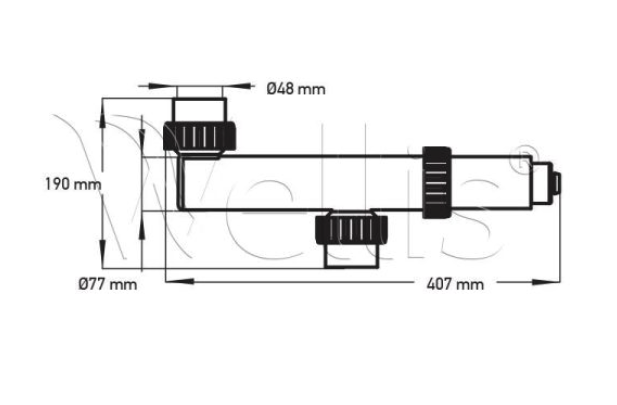 Wellis UV-C Lampe mit Plastikgehäuse