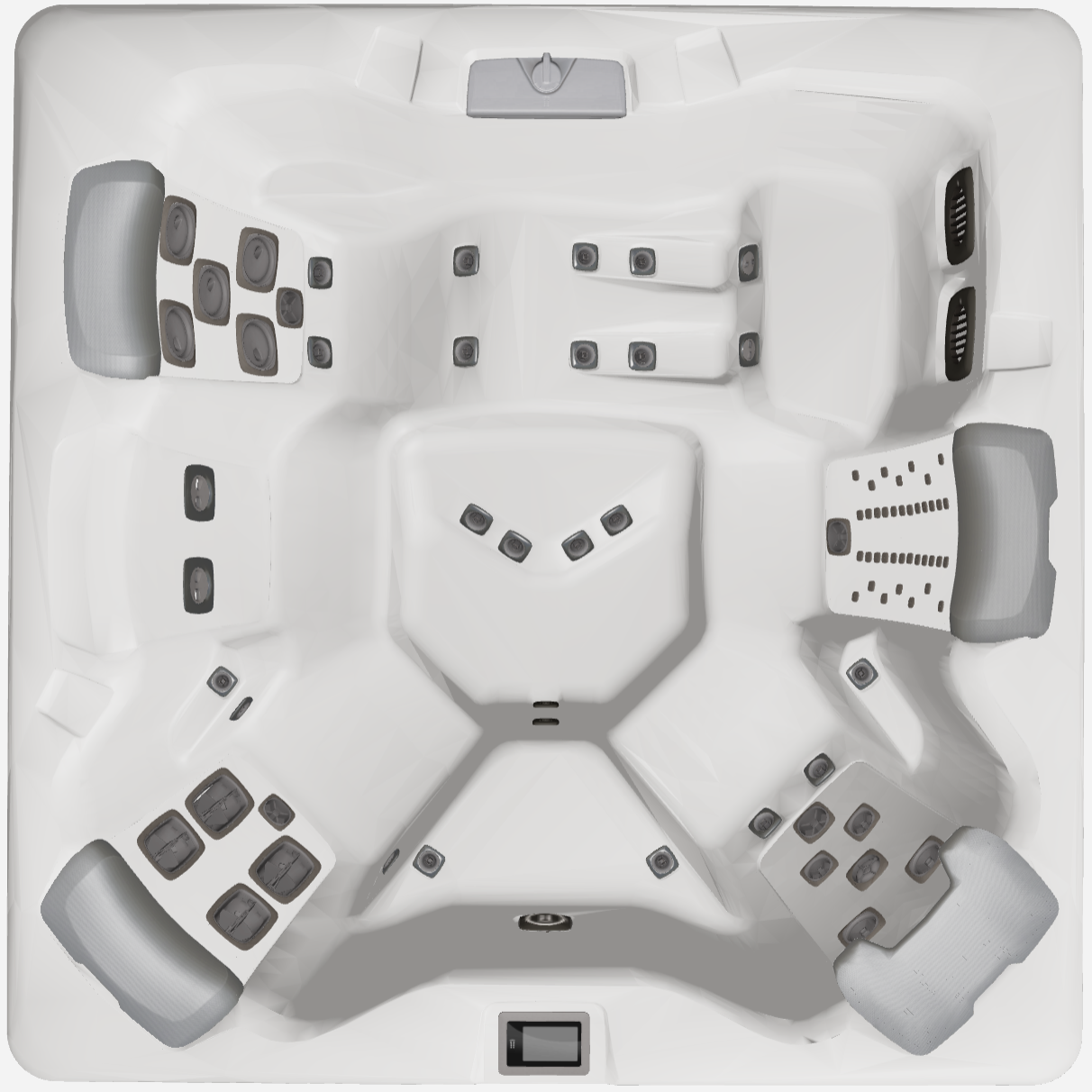 Bullfrogspas Outdoor Whirlpool A7L Choice 224x224x92cm 