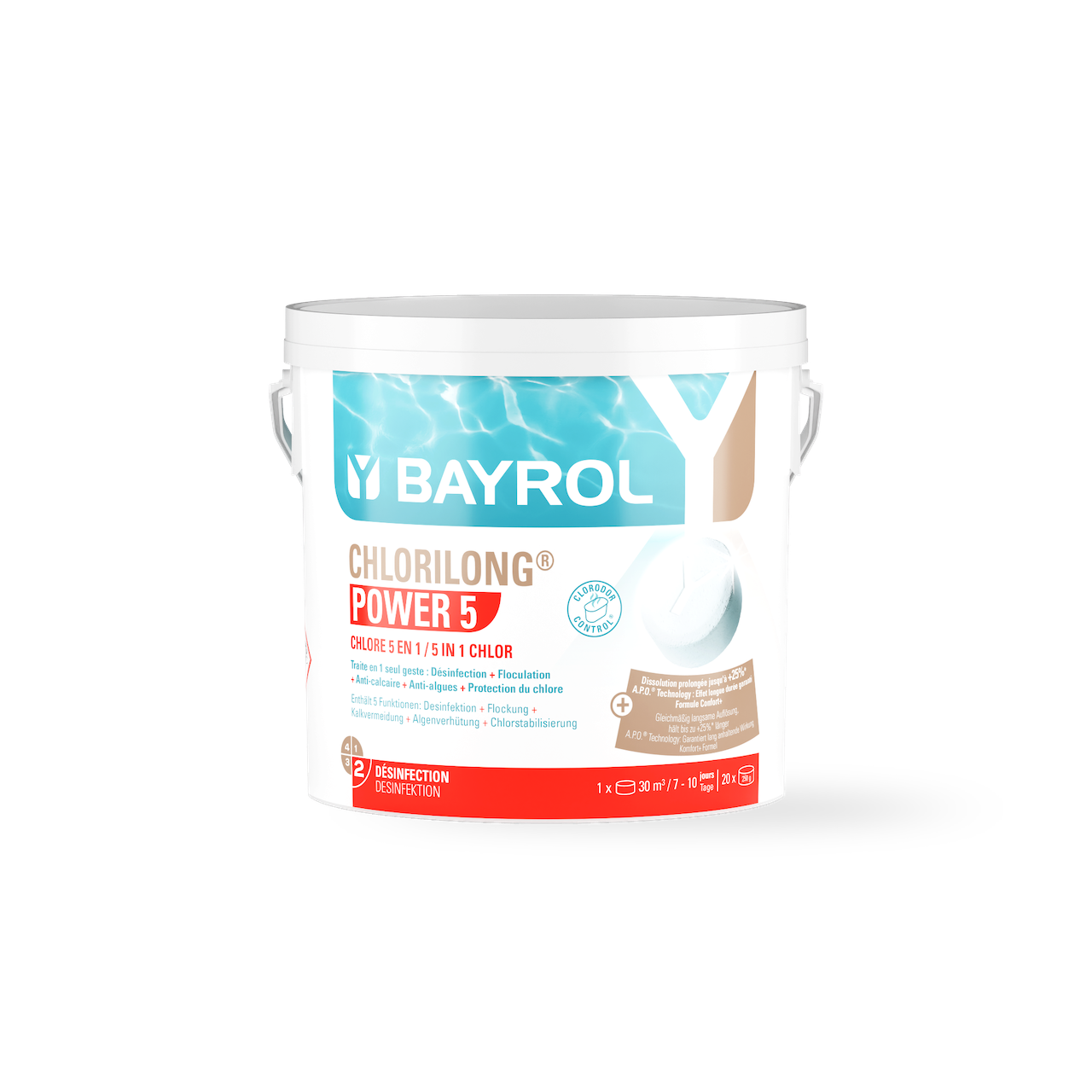 Bayrol Chlorilong® POWER5 - mit Clorodor Control®