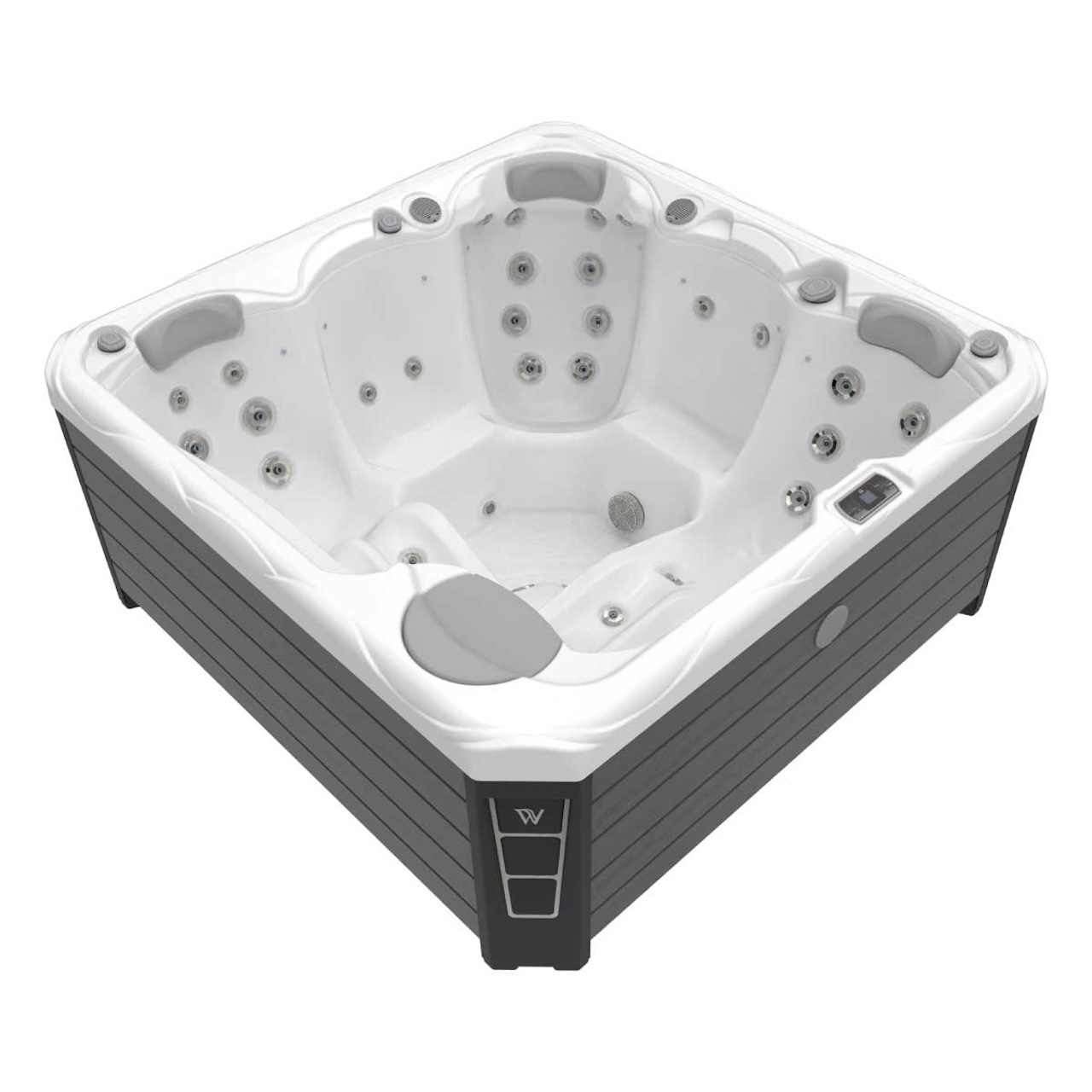 Wellis Budapest Life 5 Personen Premium-Whirlpool 200 × 200 × 89 cm