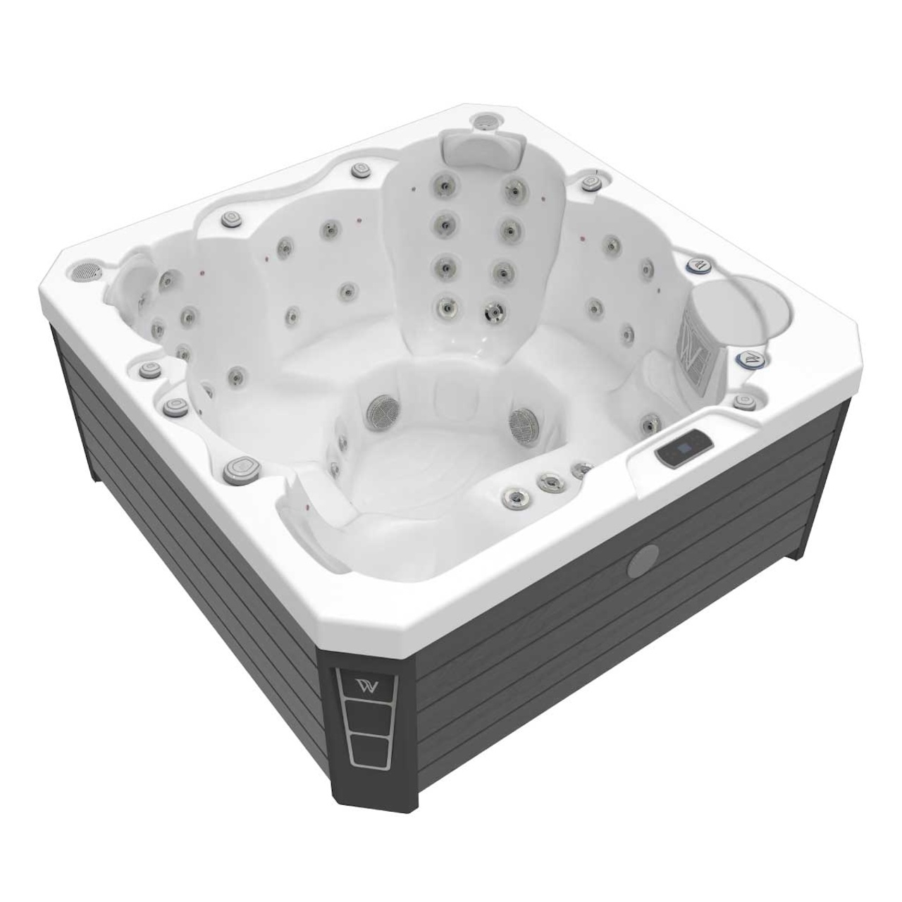 Wellis Prague Life 6 Personen Premium-Whirlpool 200 × 200 × 90 cm