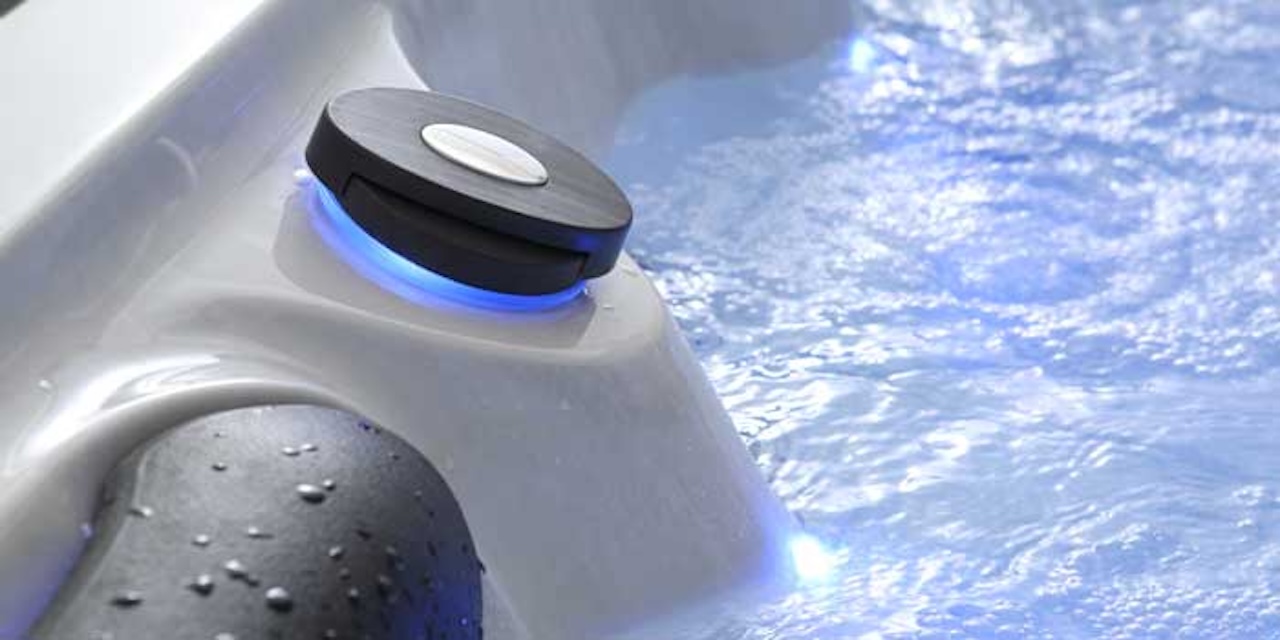 AWT Aussenwhirlpool IN-405 Eco Cloudy Black 220x160 grau