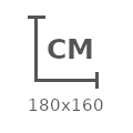 180x160cm
