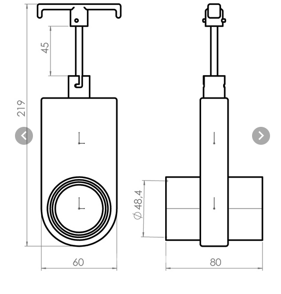 Wellis Wassersperre 48-er ⌀ B-B