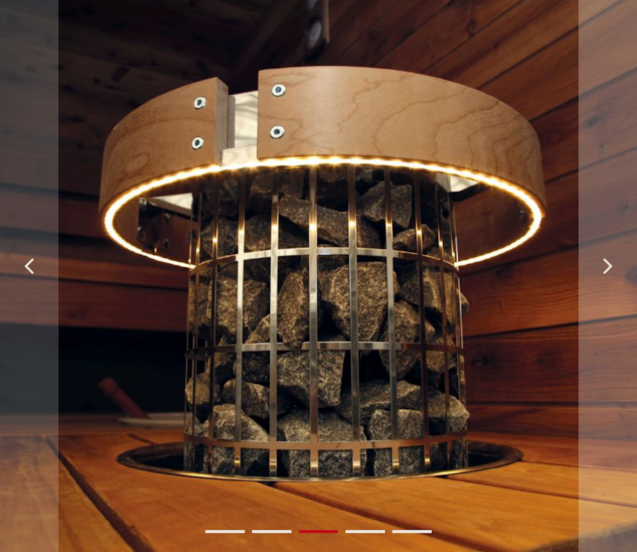 HARVIA Ofenschutzgitter Cilindro beleuchtet 