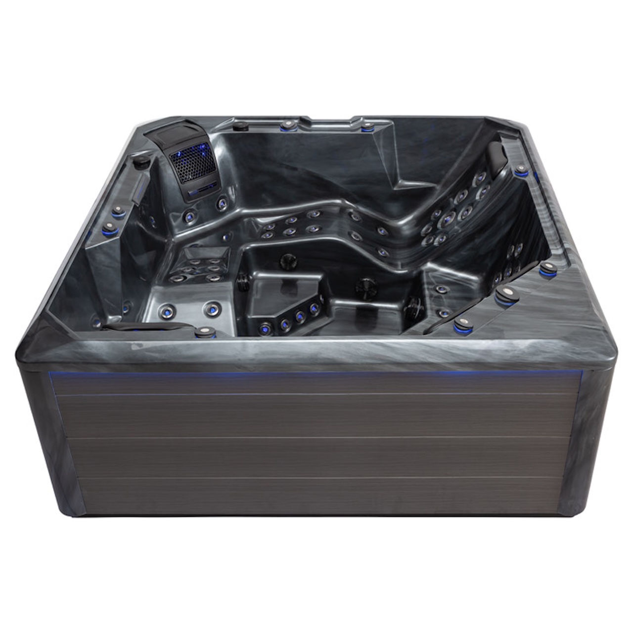 AWT Aussenwhirlpool IN-703 Premium Cloudy Black 225x225 grau 