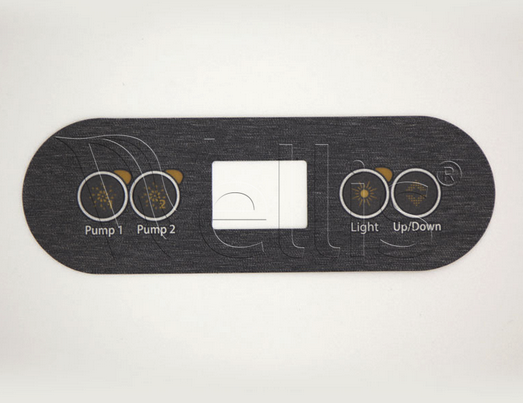 Wellis Aufkleber für Steuerpanel IN.K300 2 mot