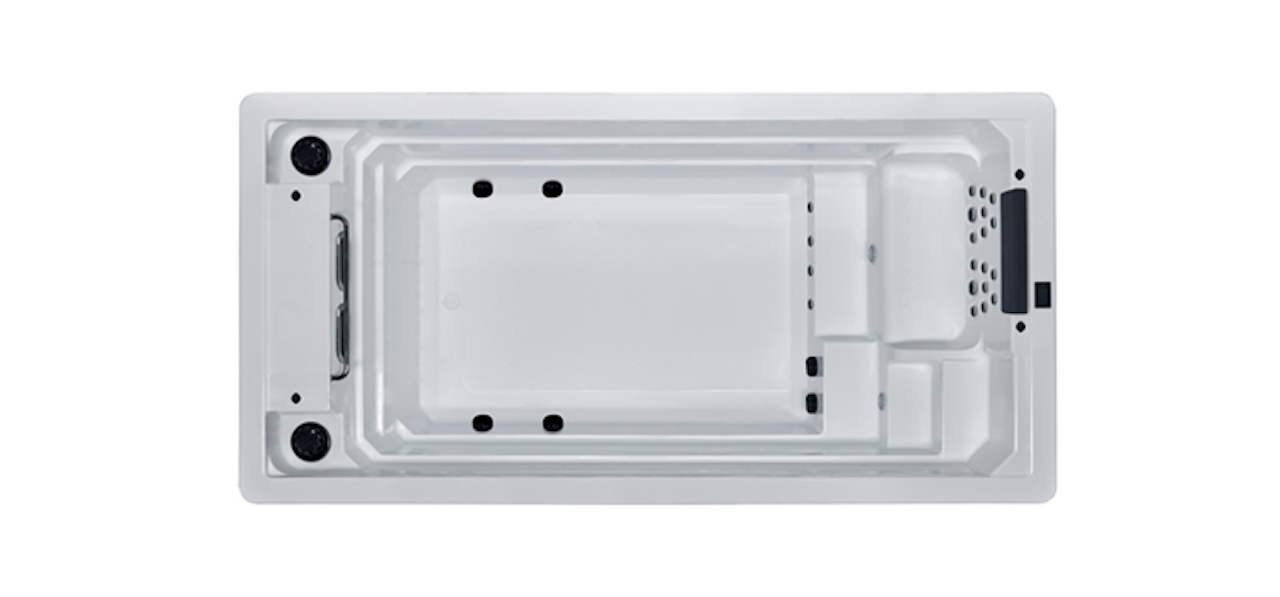 AWT SwimSpa Innovation 380 weiß 380x220 grau 