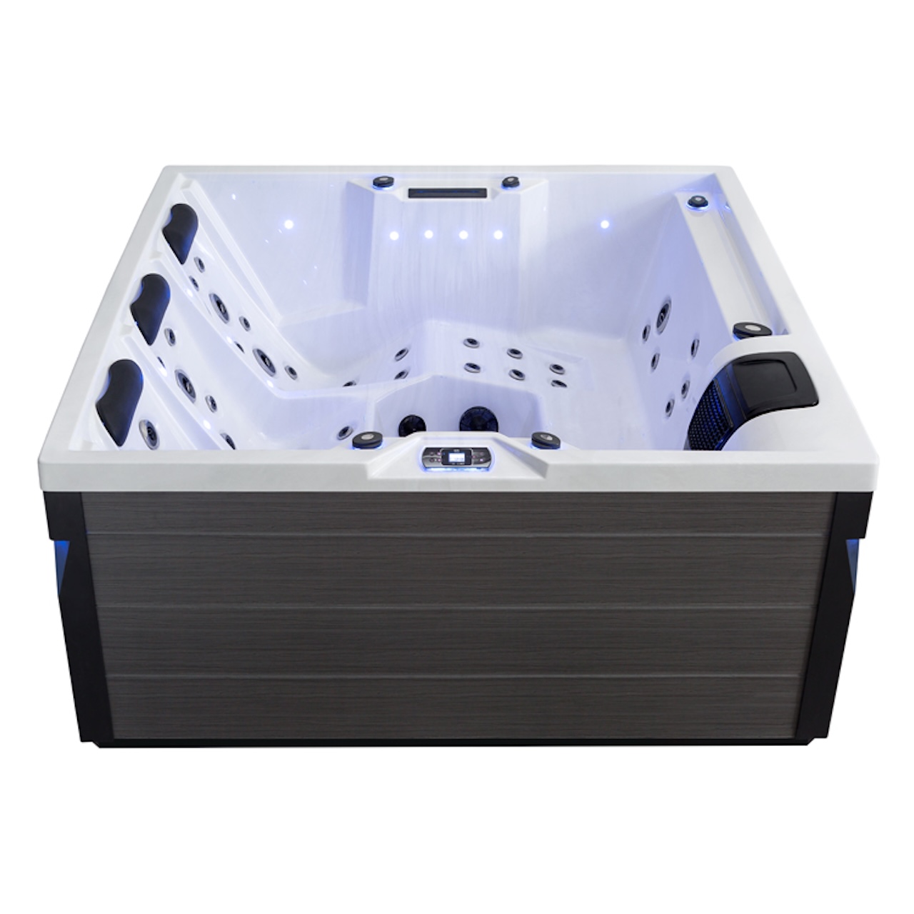 AWT Aussenwhirlpool IN-402 Eco Extreme Sterling Silver 200x200 grau