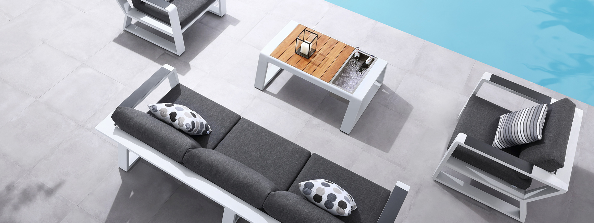 Wellis Ravenna Gartentisch für 6 Personen