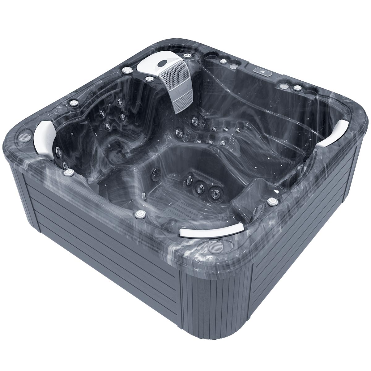 Wellis Lugano Life 6 Personen Premium-Whirlpool 230 × 230 × 94 cm