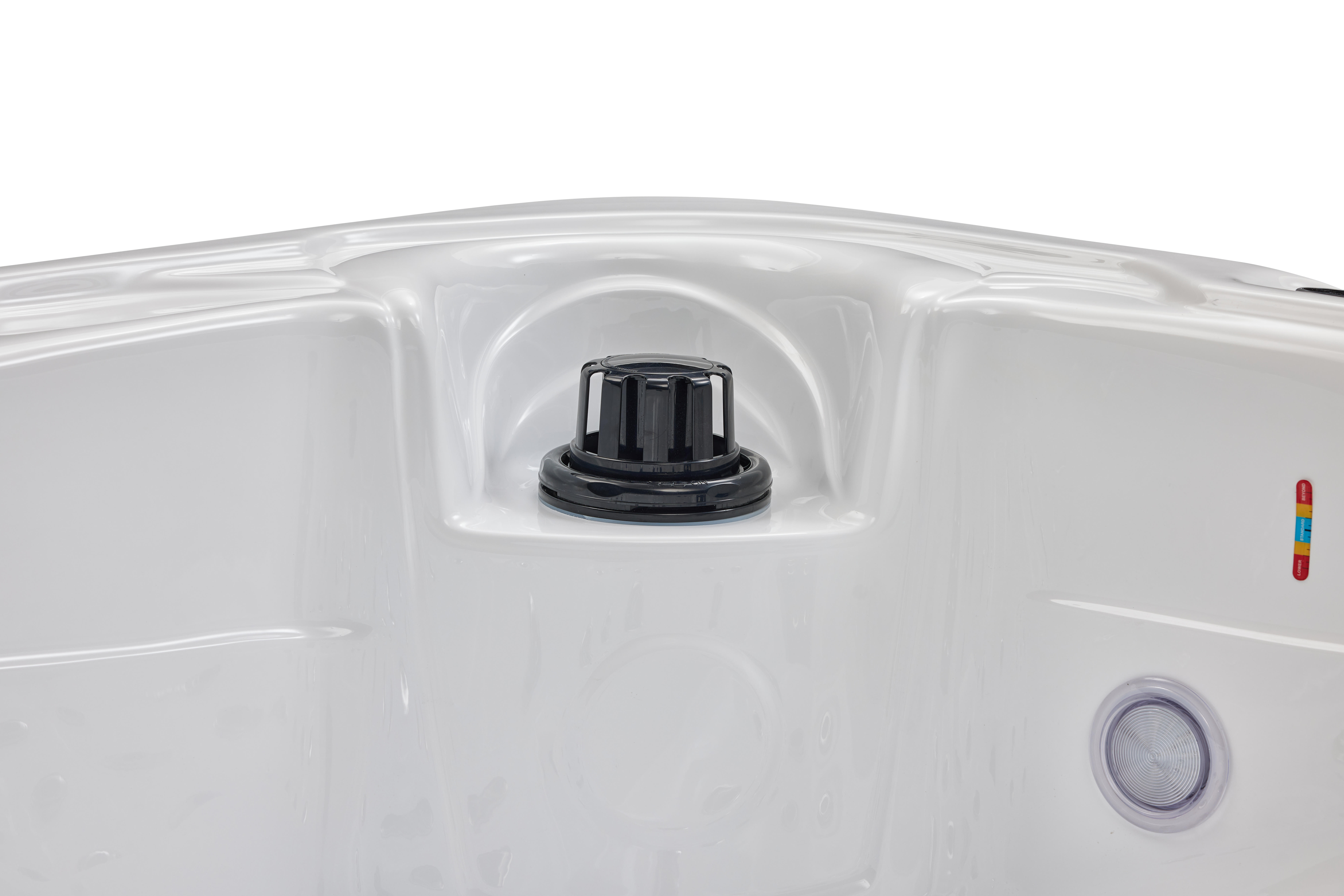 LuBoss Outdoor Whirlpool Modell LuBoss-594S Premium 215x215x90 cm LxBxH