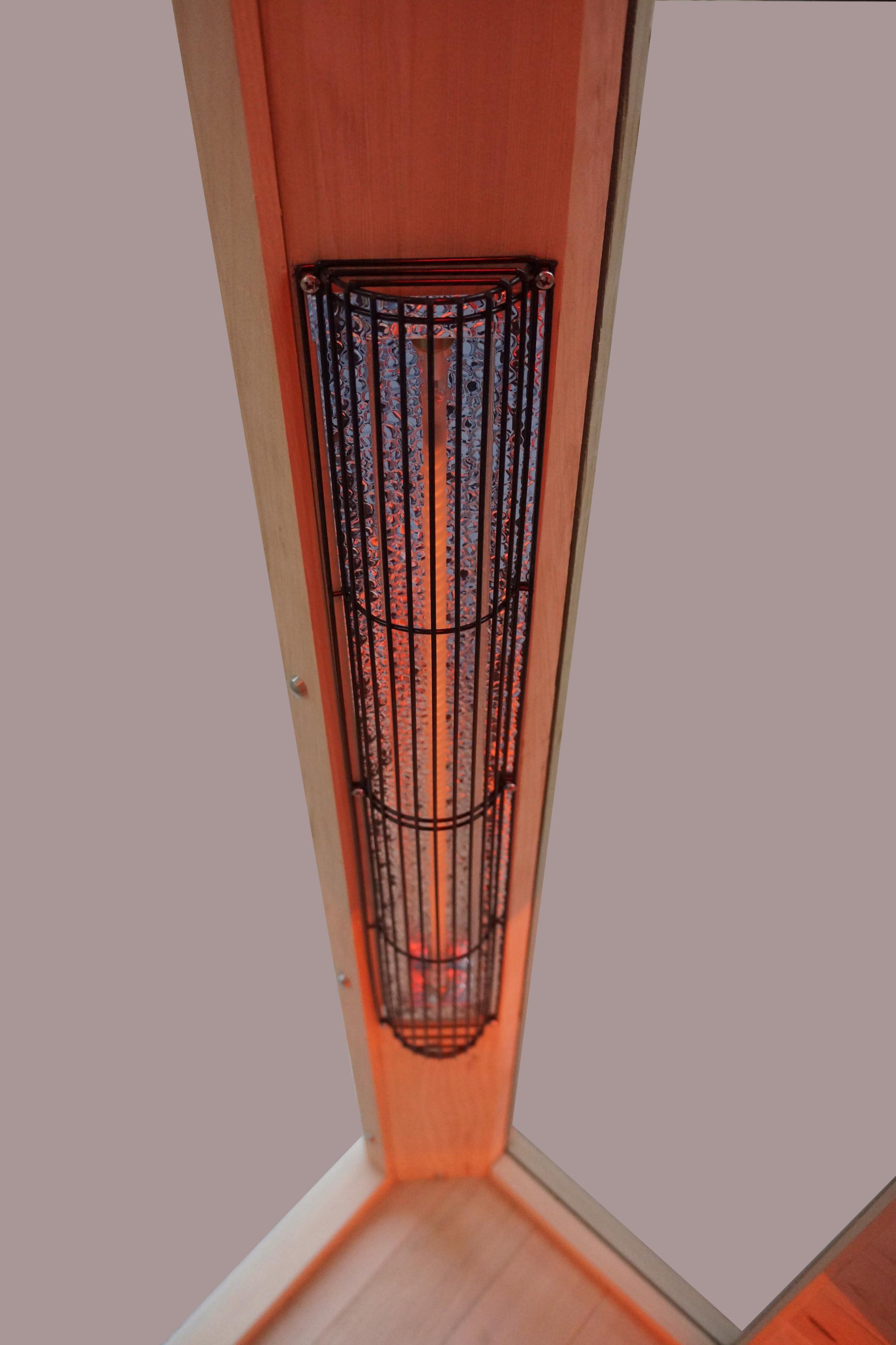 Wellis Redlight™-Infrarotkabine Helios aus kanadischer Hemlocktanne
