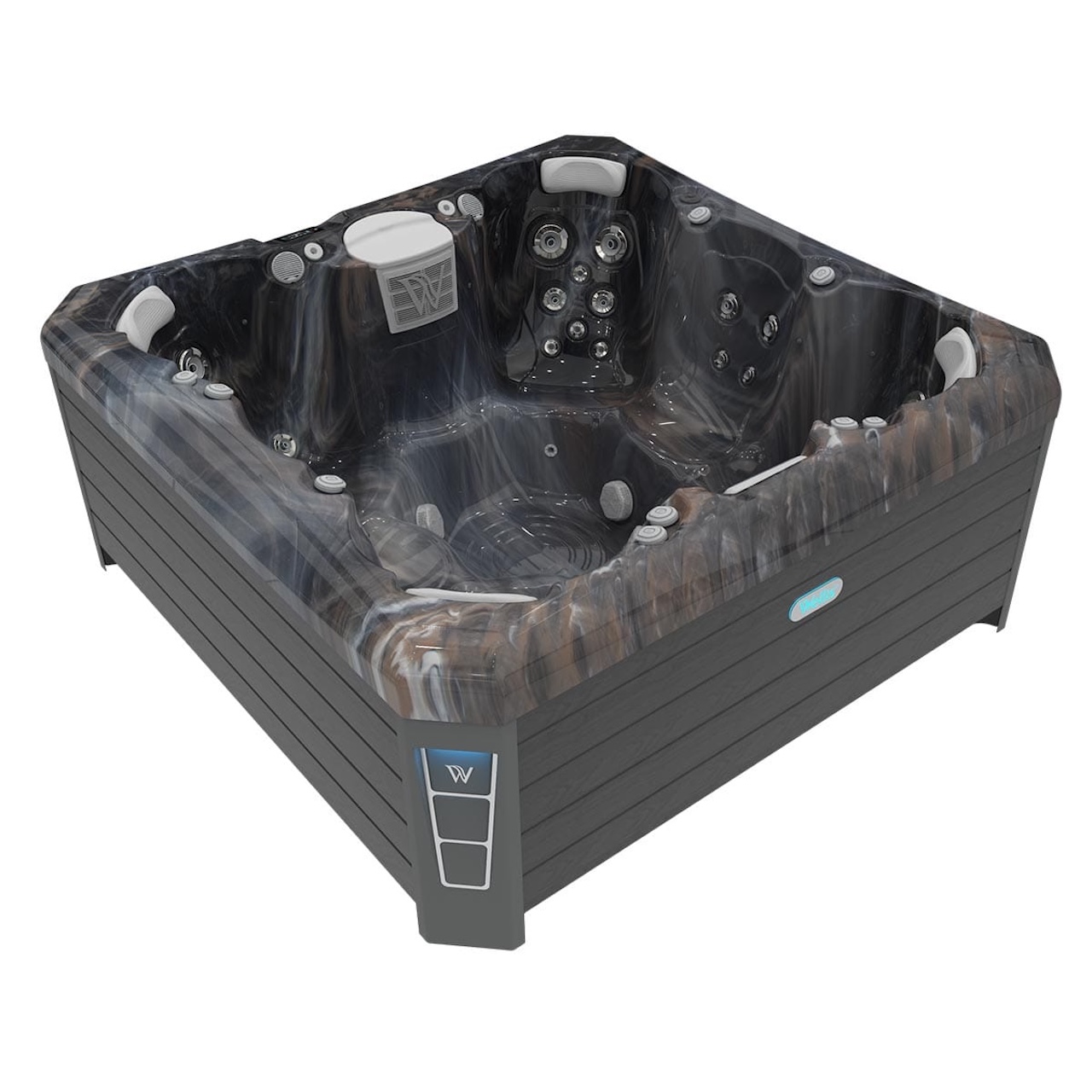 Wellis Lima Life 7 Personen Premium-Whirlpool 218 × 218 × 90 cm