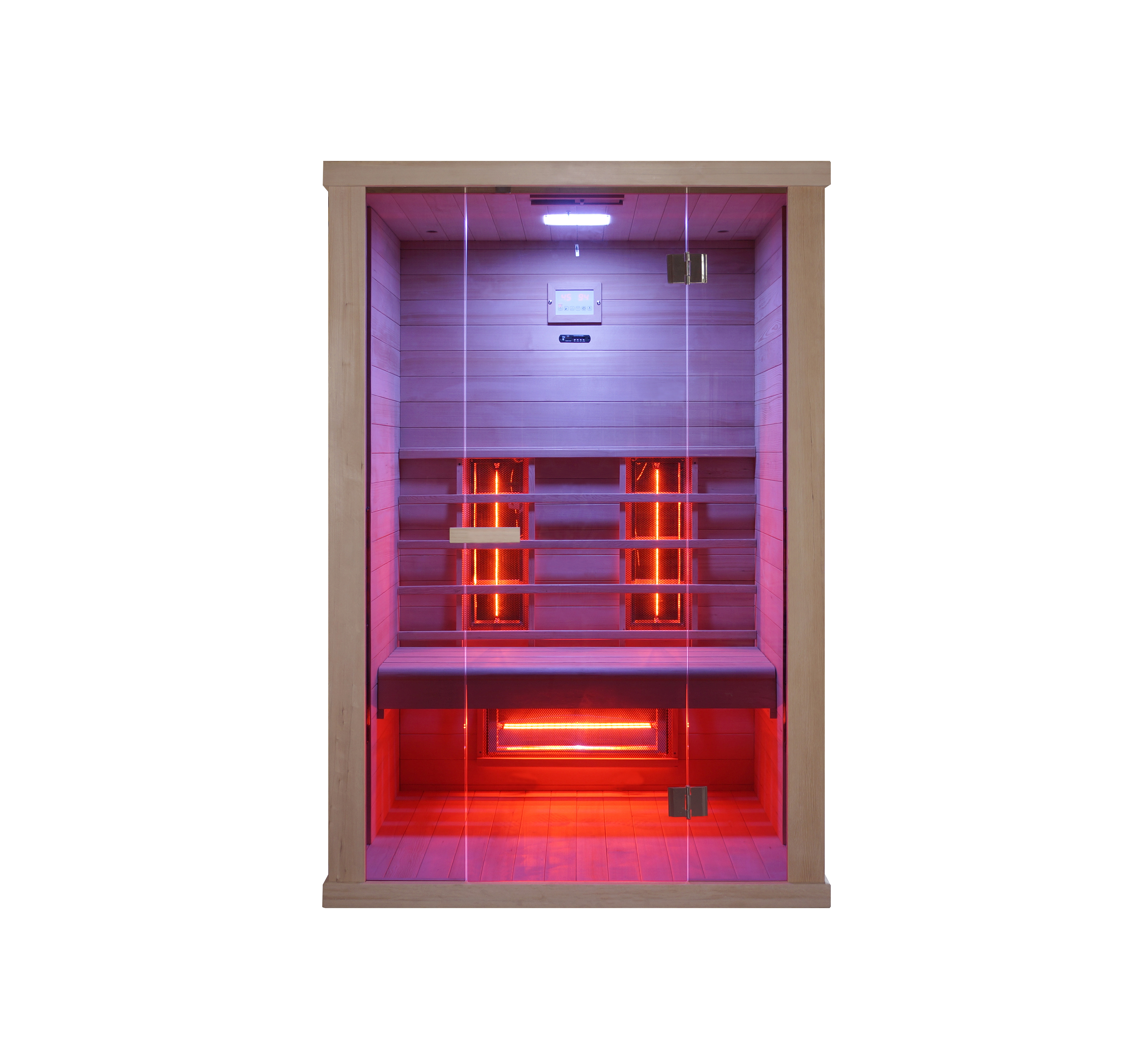 Wellis Redlight™-Infrarotkabine Solaris aus kanadischer Hemlocktanne