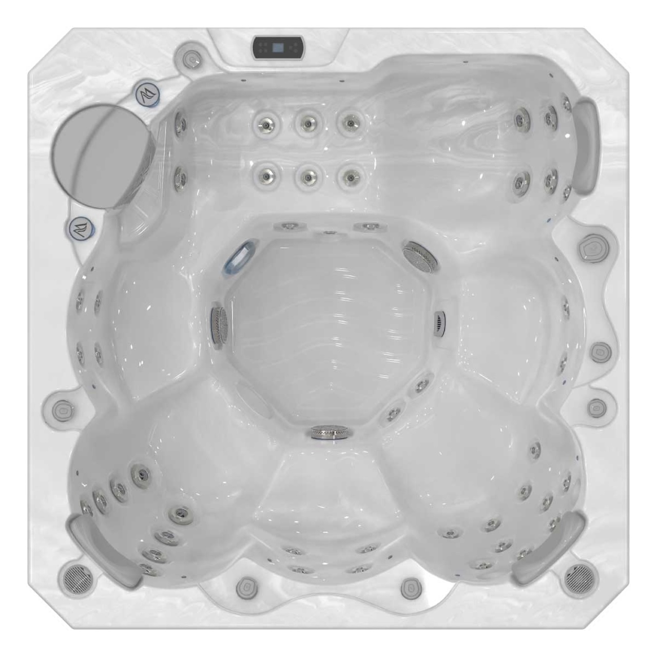 Wellis Prague Life 6 Personen Premium-Whirlpool 200 × 200 × 90 cm