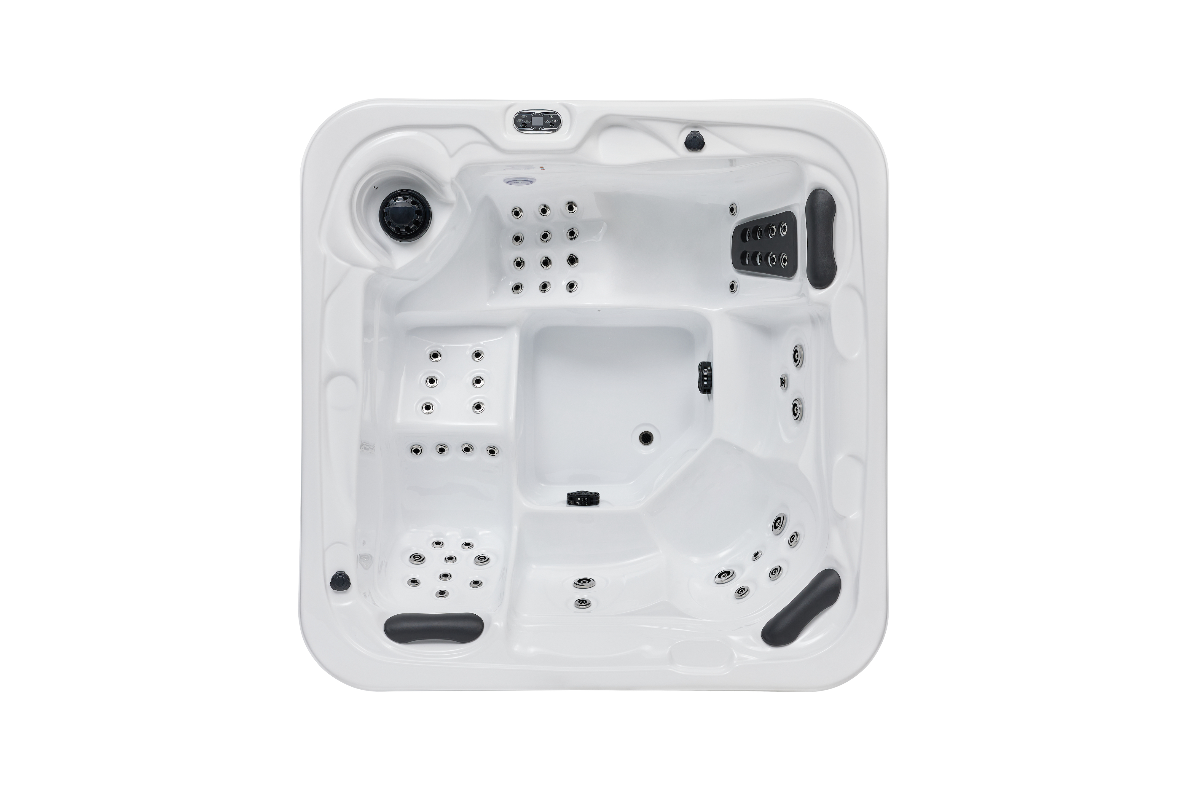 LuBoss Outdoor Whirlpool Modell LuBoss-594S Premium 215x215x90 cm LxBxH