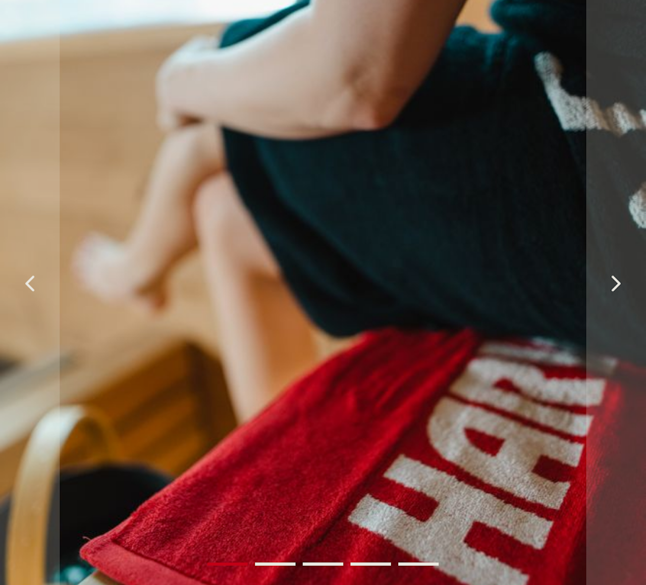 HARVIA Handtuch rot 35x55 cm rot